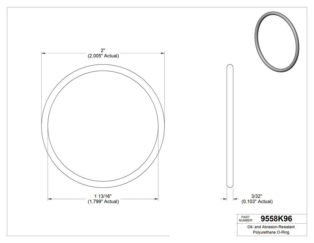 Technical drawing - 9558K96